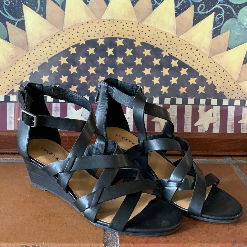 Lucky Wedge Sandals